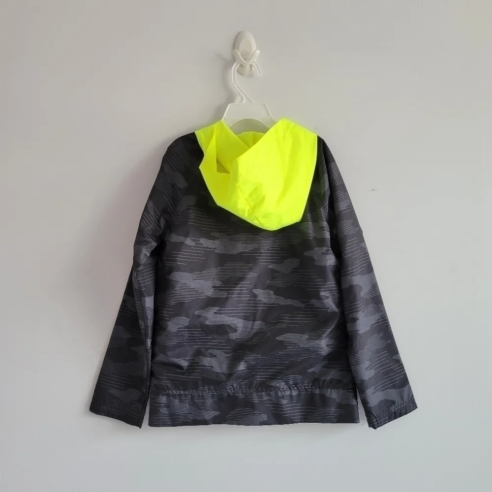 ☀️Boy's Jumping Beans Gray Camouflage  Windbreaker